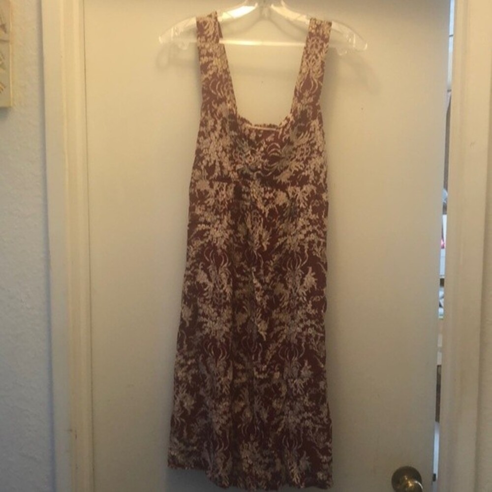 Cinnamon Girl Sundress Dress in Burgundy